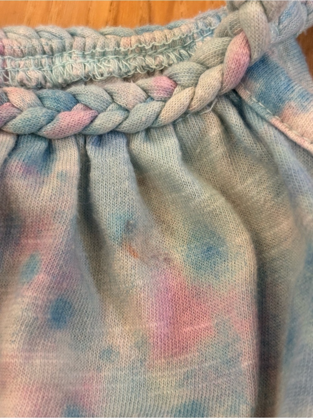 Sonoma Goods For Life Girls Pastel Watercolor Tie Dye Dress - Picture 9 of 9